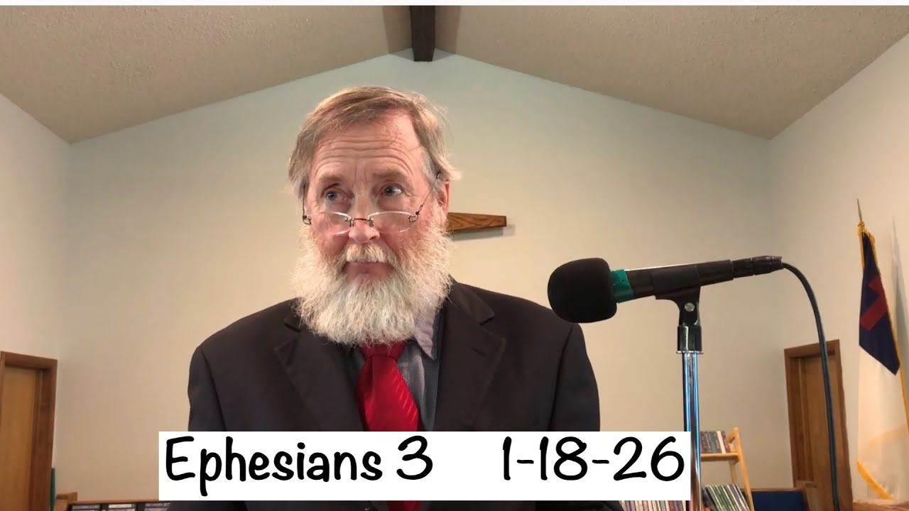 Ephesians 3  1-18-26 Dewayne Hammans #bowmyknees #heavenandearthisnamed #humbled #eternalpurpose 