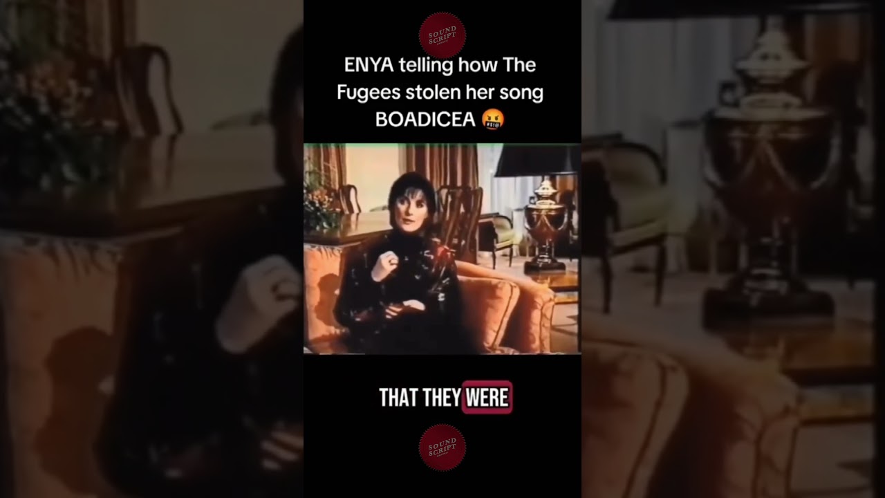 Enya explained how Fugees never gave her credit for the iconic song #Boadicea PART 2