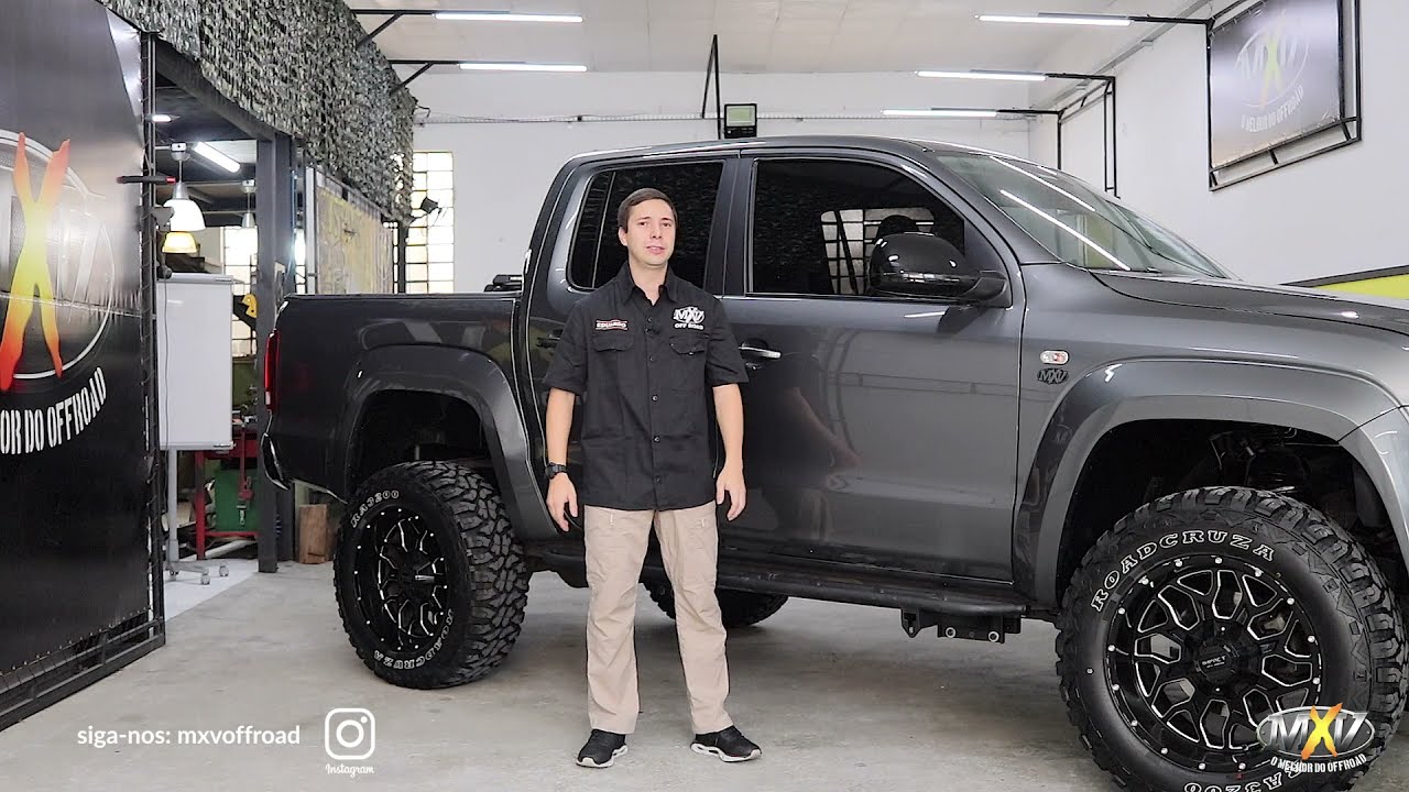 Projeto MXV OffRoad - VW Amarok V6 Monstra com Lift de 5 polegadas e Pneus 35x12,5 aro 20!
