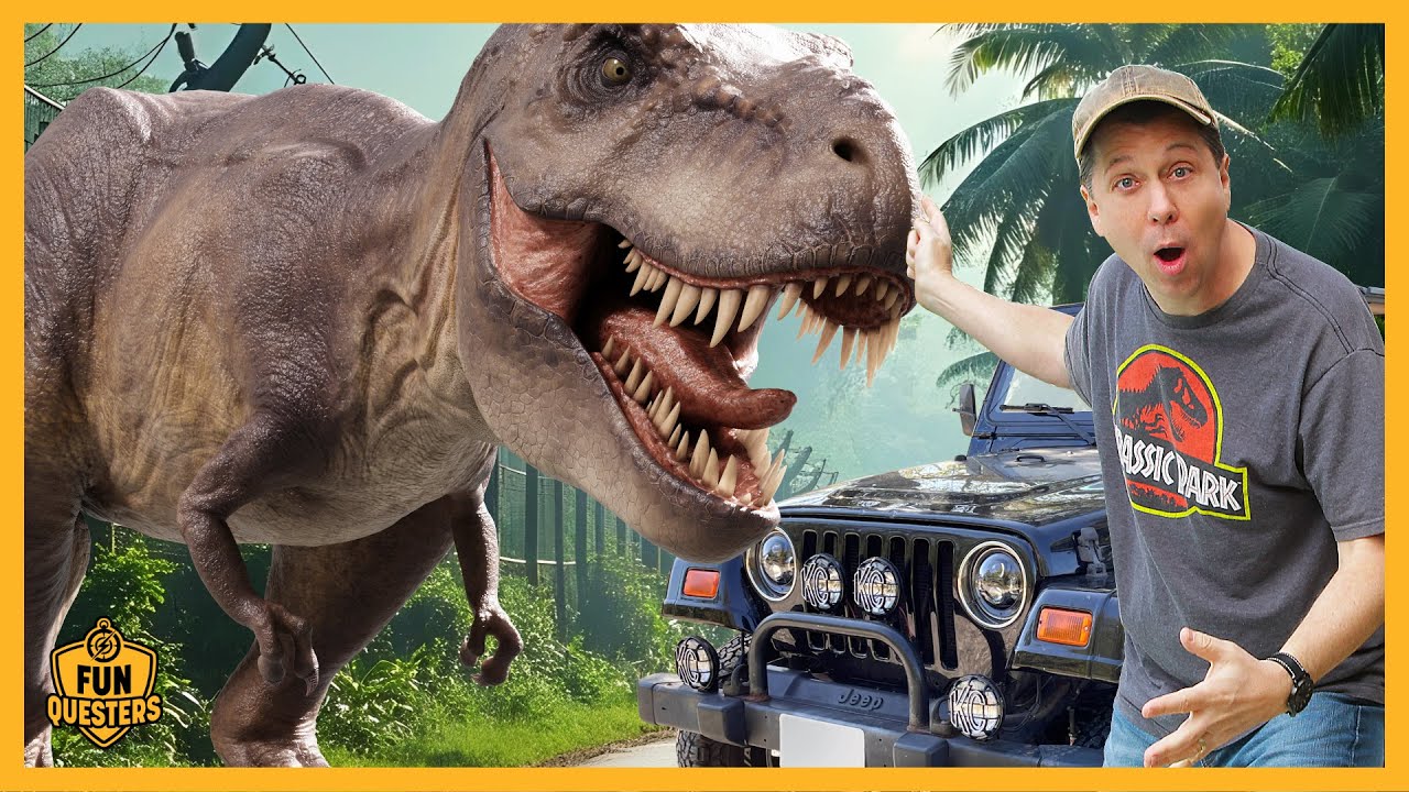 We Escaped the Jurassic Island of Dinosaurs!