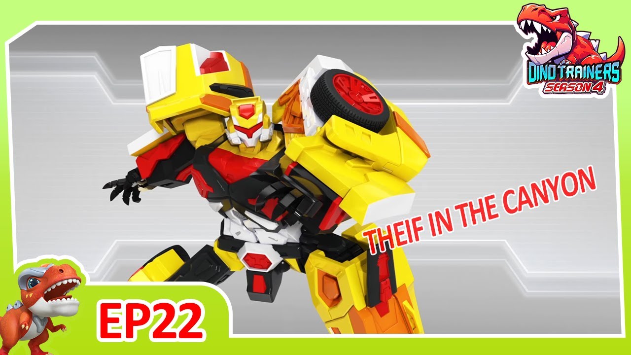 ⭐️New⭐️Dino Trainers Season 4 | EP22 Theif in the Canyon | Dinosausr for Kids| #kidsvideo #anime