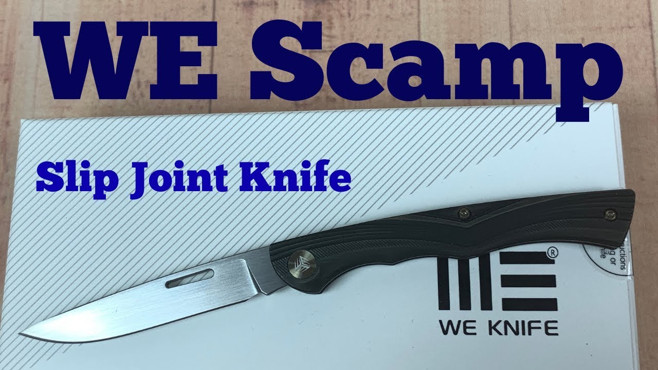 WE 905 Scamp Titanium Slip Joint Knife   Ultra lightweight Gentleman&rsquo;s carry  !!