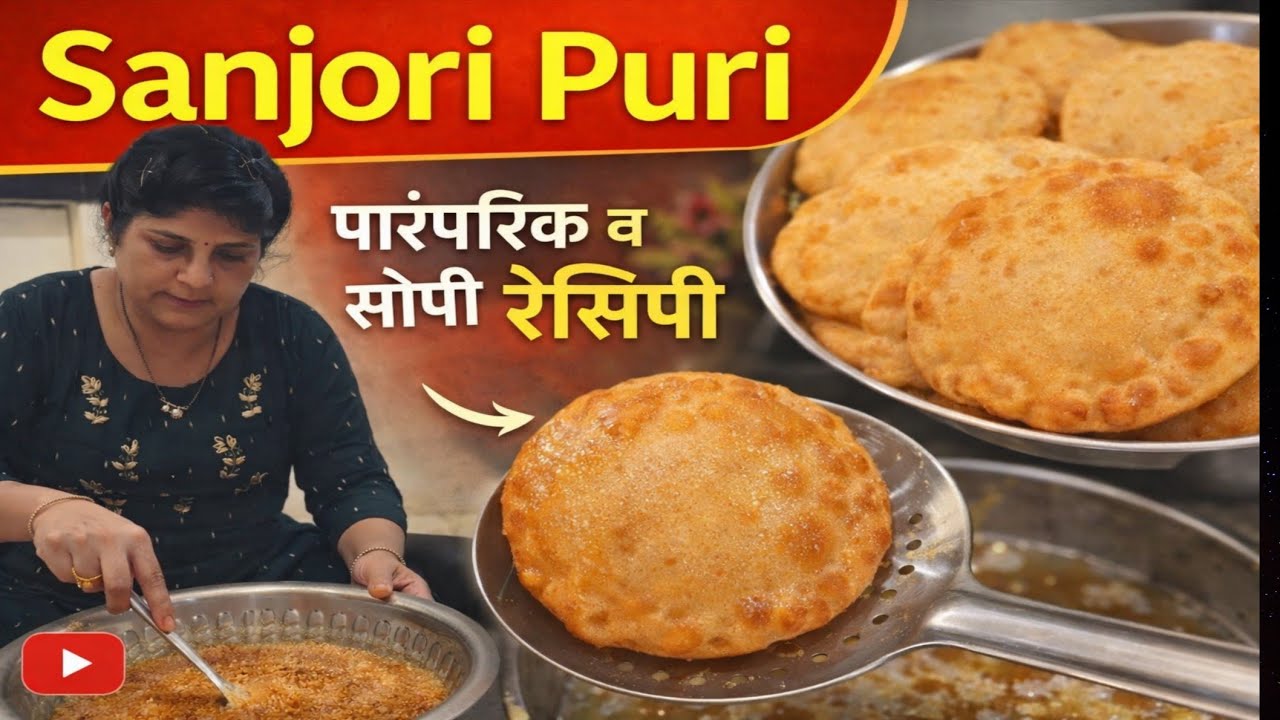 लग्नामध्ये वरमाईसाठी पारंपारिक पद्धतीने 2 कि. रव्याच्या सांजोऱ्या च्या पुऱ्या | sanjorichya purya 