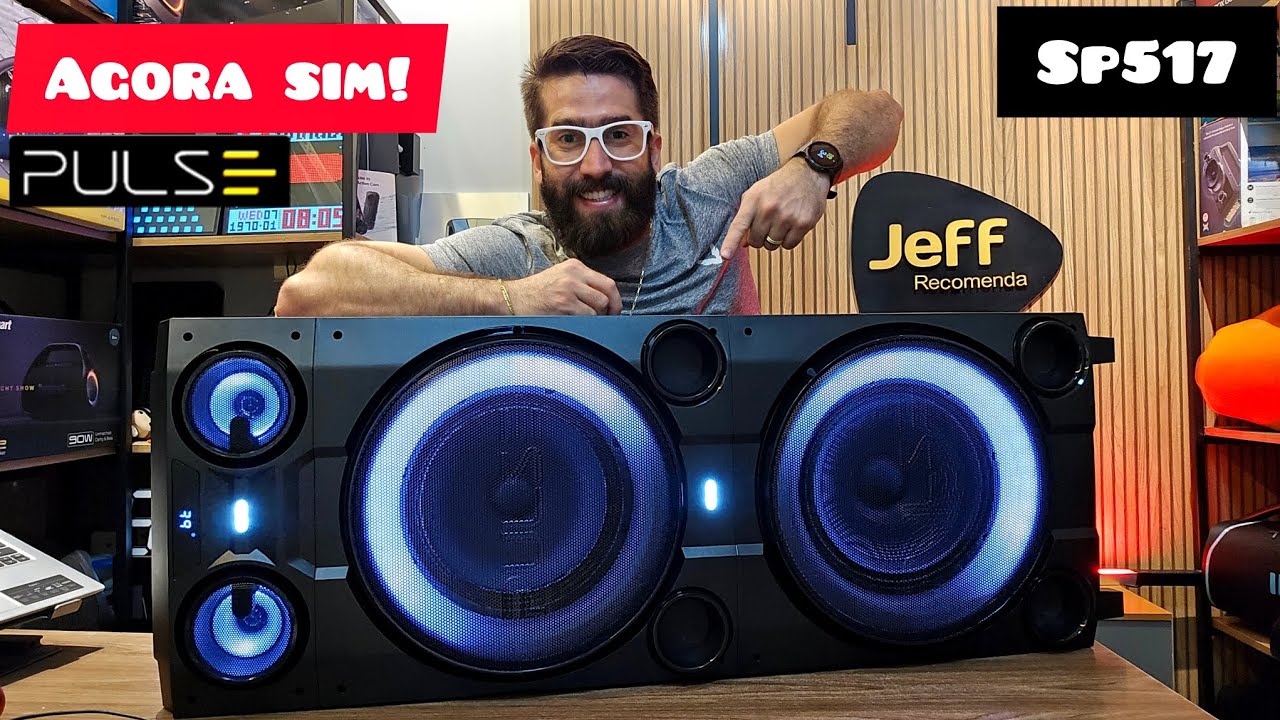 TORRE DE SOM PULSE SP517 2500W: AGORA DO JEITO QUE O POVO GOSTA! (Unboxing/Analise)