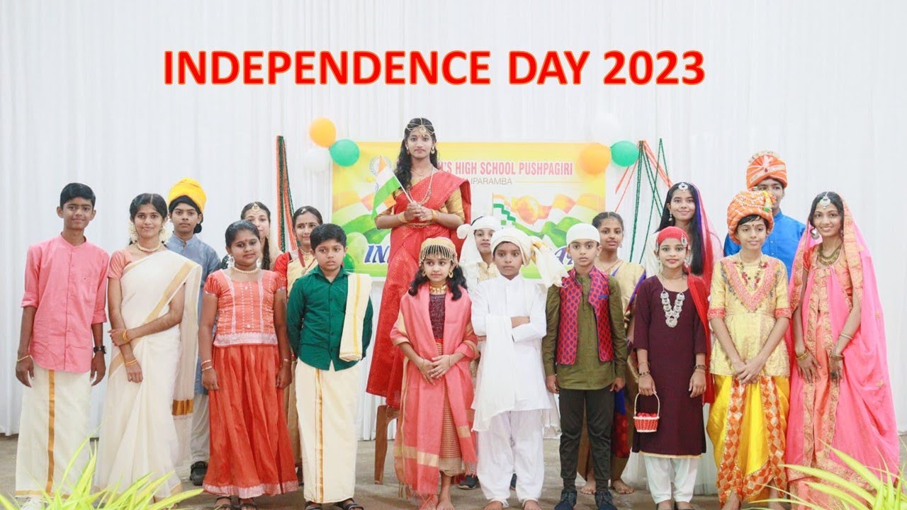 WE ARE INDIANS;WE ARE ONE//INDEPENDENCE DAY 2023//ST.JOSEPH'S HS PUSHPAGIRI