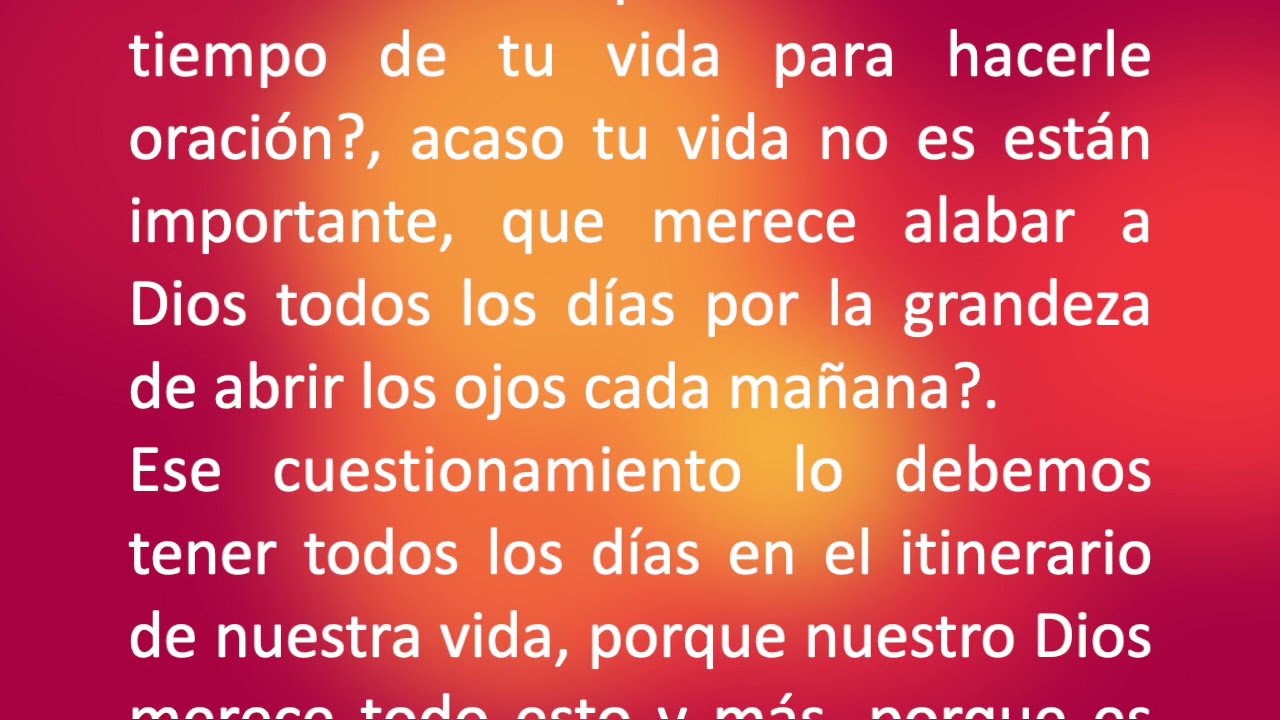 DEDICALE TIEMPO