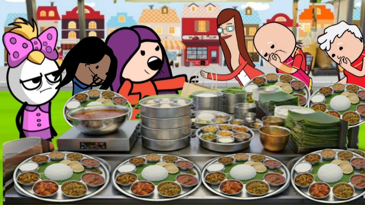 சோறு மிச்சம் இருந்தால் எனக்கு தாங்க #chinnaponnu #nettamari #kudumi