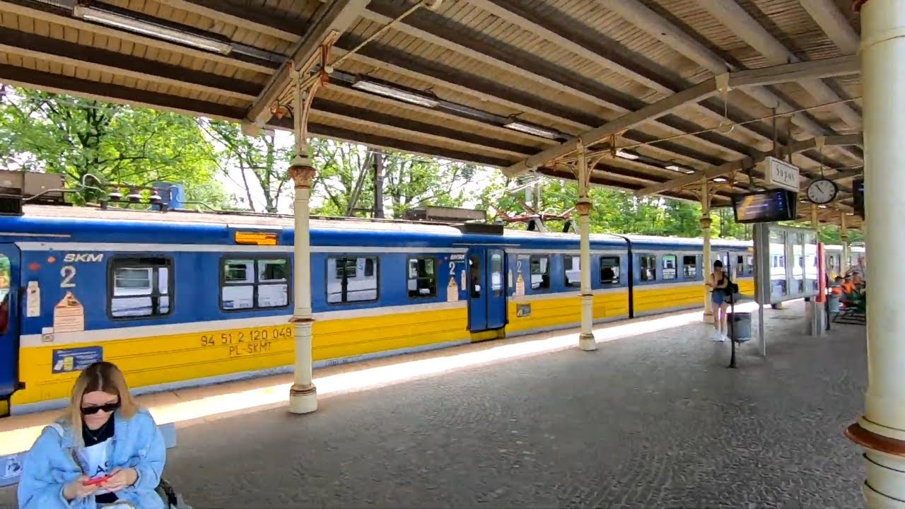 SKM Tricity Train Ride - Sopot to Gdynia Orłowo | 24/06/23 | POLAND