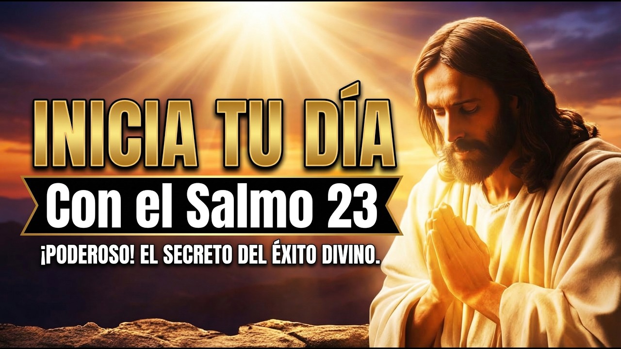 ORACIÓN DE LA MAÑANA con SALMO 23 | Dios ABRIRÁ puertas que nadie puede cerrar HOY.