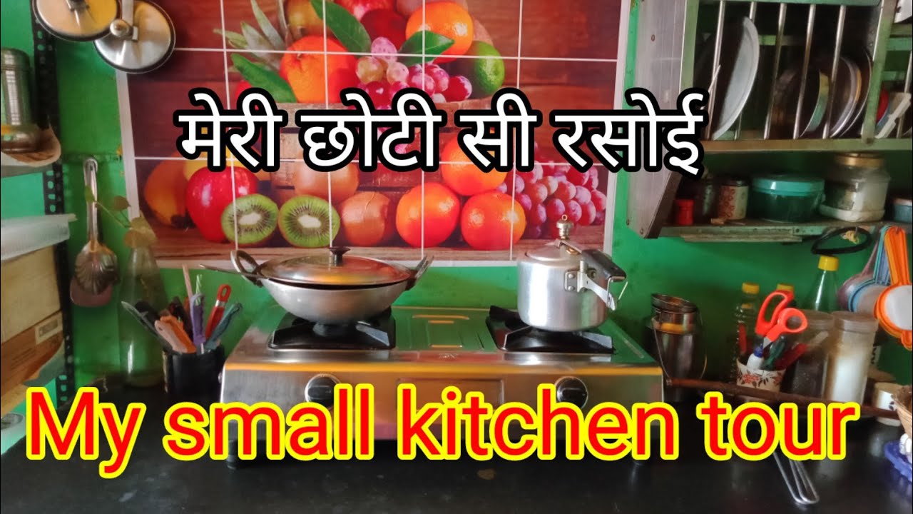 My Non modular kitchen tour ||My Indian small kitchen tour ||
