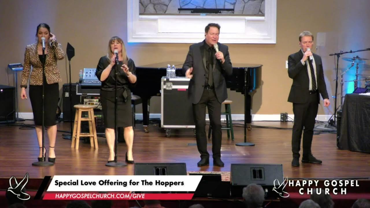 Pastor Bill & Sally Bailey welcome THE HOPPERS to Happy Gospel!