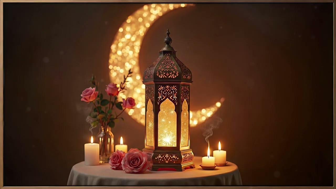 خلفيات شاشة رمضان 🌙| صور رمضان | Ramadan gold vintage frame | The Art Corner TV 4K