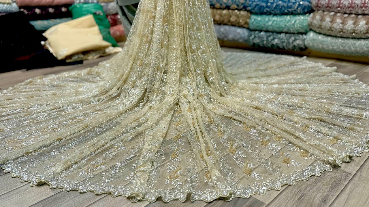 WooW🫀✨Cutdana work embroidery designs🔥💕| Mashallah Fabrics | Contact Number 03125783189