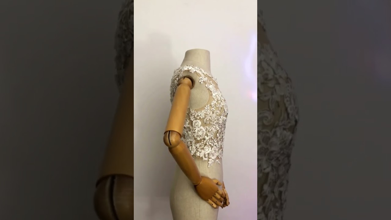Dentelle blouse - Création sur mesure, crop top pour mariage