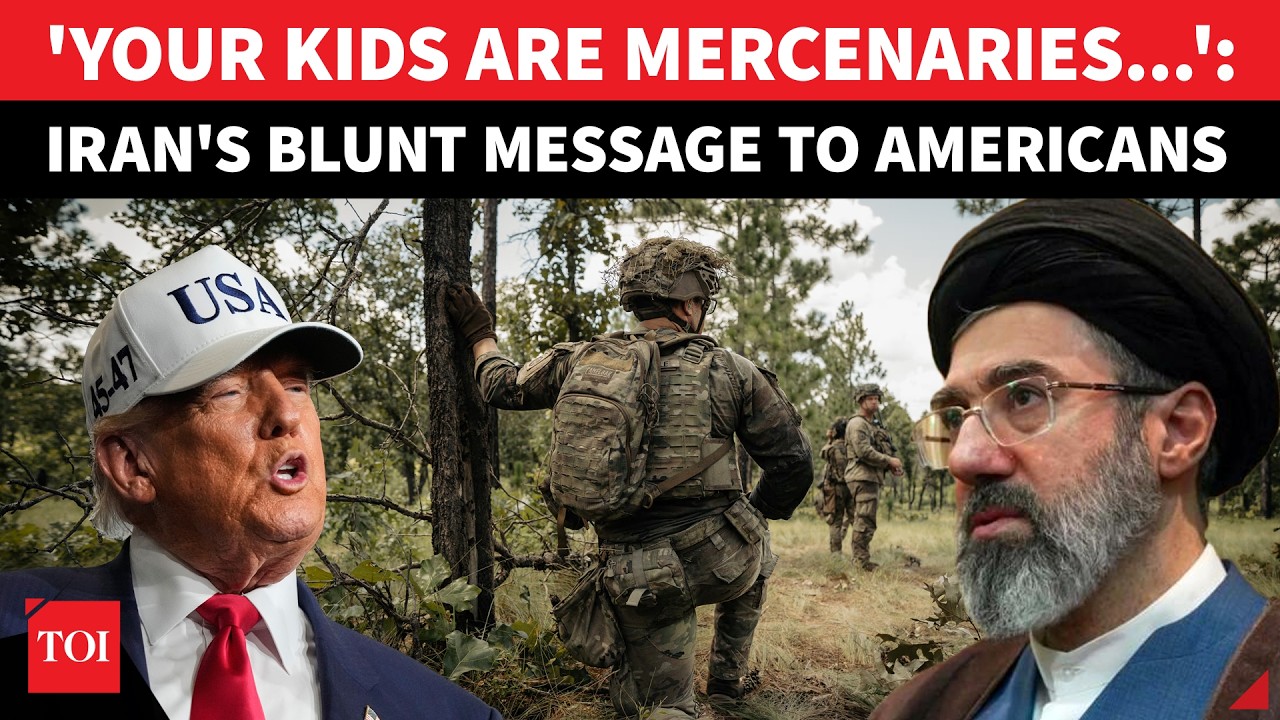 'AMERICANS, YOUR CHILDREN DIE FOR ISRAEL': Iran's BRUTAL Message To US Citizens, Shames Trump