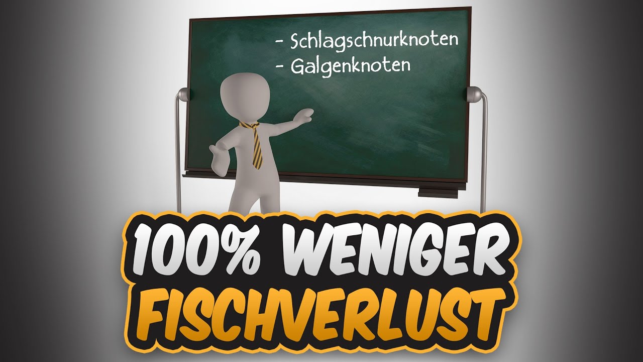 100% FISCHVERLUST vermeiden | Knoten und Tricks!