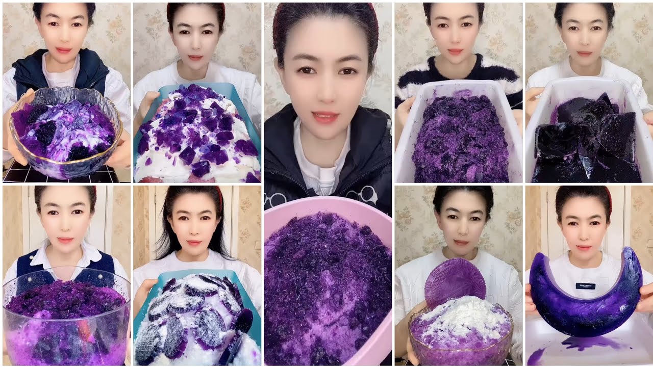 NANA BING PURPLE ICE EATING ASMR COLLECTION