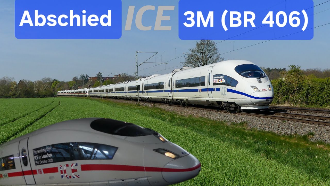 Abschied vom ICE 3M (BR 406) - Die letzten Fahrten, Mitfahrt + Archivaufnahmen