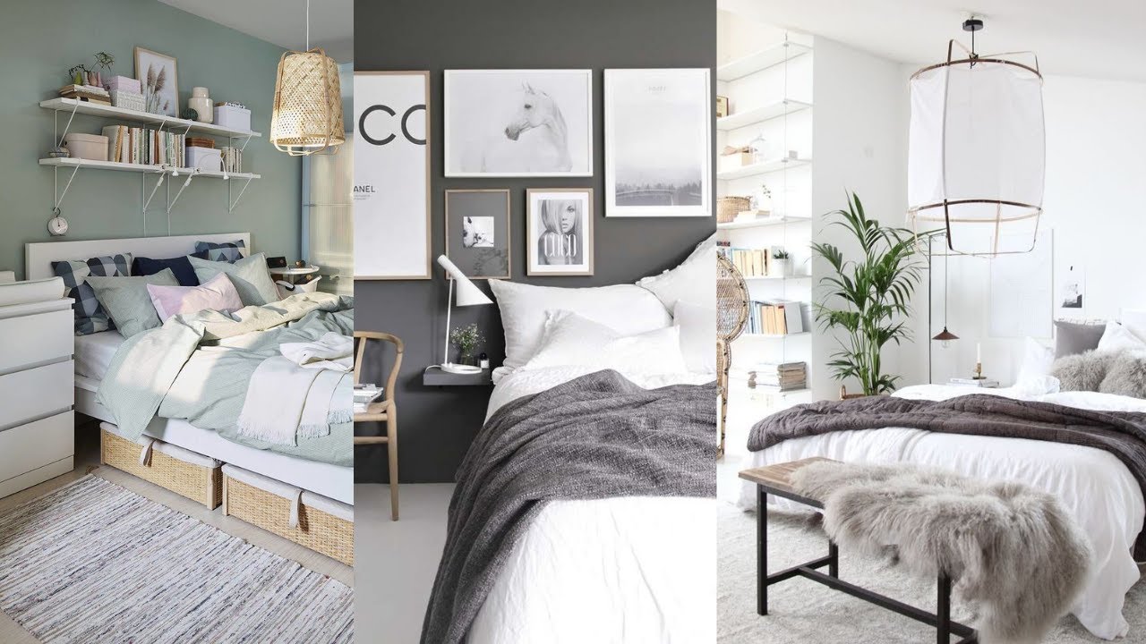 Scandinavian Bedroom Design Ideas. Cozy Nordic Bedroom Styles and Furniture.