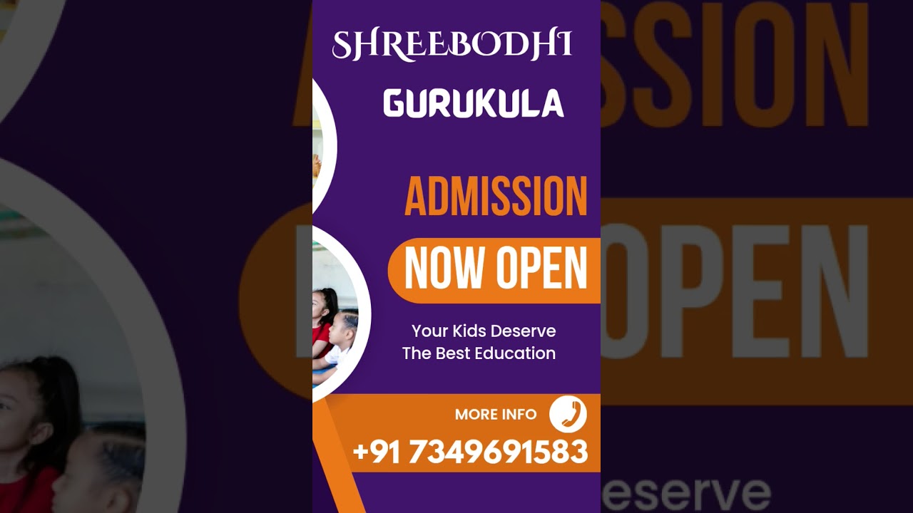 amalgamation of tradition and modern education system.. Welcome to all @ Shreebodhi Gurukula.