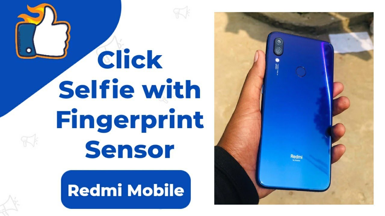 How To Camera Selfie Photos Click Fingerprint shutter In Redmi Note 7 Pro || xiaomi mobile