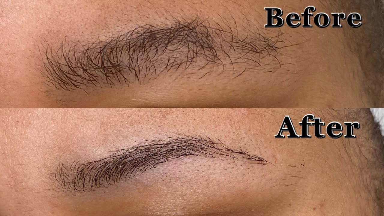 How To SHAPE YOUR EYEBROWS with Razor for Beginners | Easy Trim Your Eyebrow Tutorial