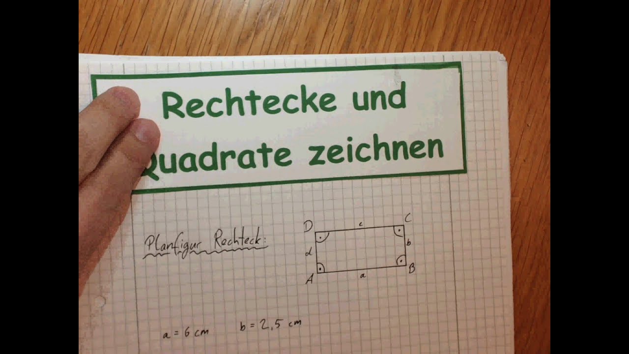 Rechtecke und Quadrate zeichnen