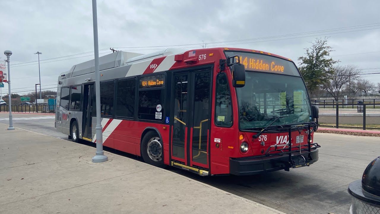 Riding VIA Metropolitan Transit (Route 614) to Hidden Cove/Murda Creek Texas (FULL RIDE)