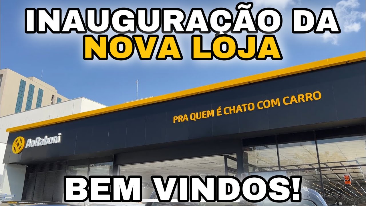 NOVO ESPA&Ccedil;O AO RABONI - OFICIALMENTE INAUGURADO!!!