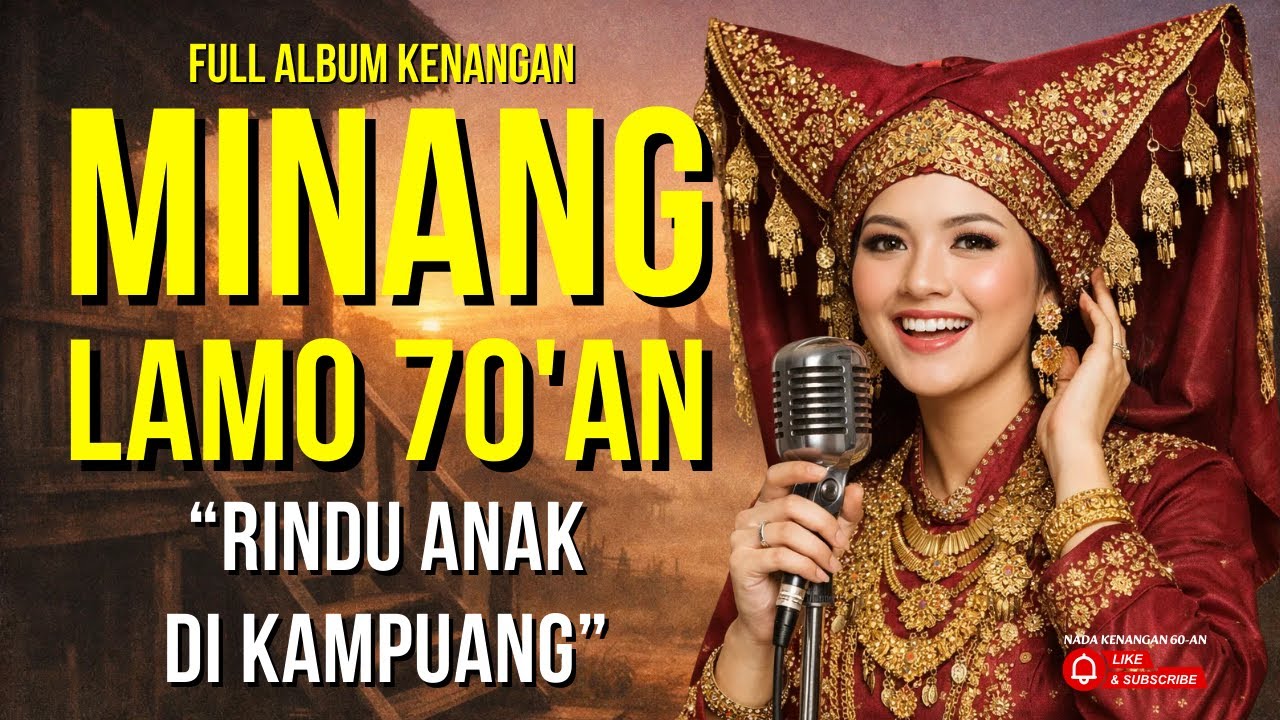 RINDU ANAK DI KAMPUANG 🎶 Album Minang Klasik Tahun 70-an