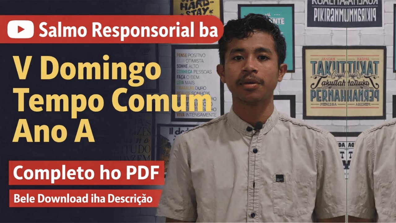 V Domimgo Tempo Comum, Ano A Salmo Responsorial