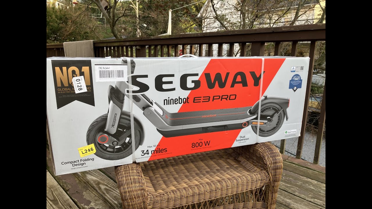 Segway Ninebot E3 Pro: Unboxing / What's Inside?