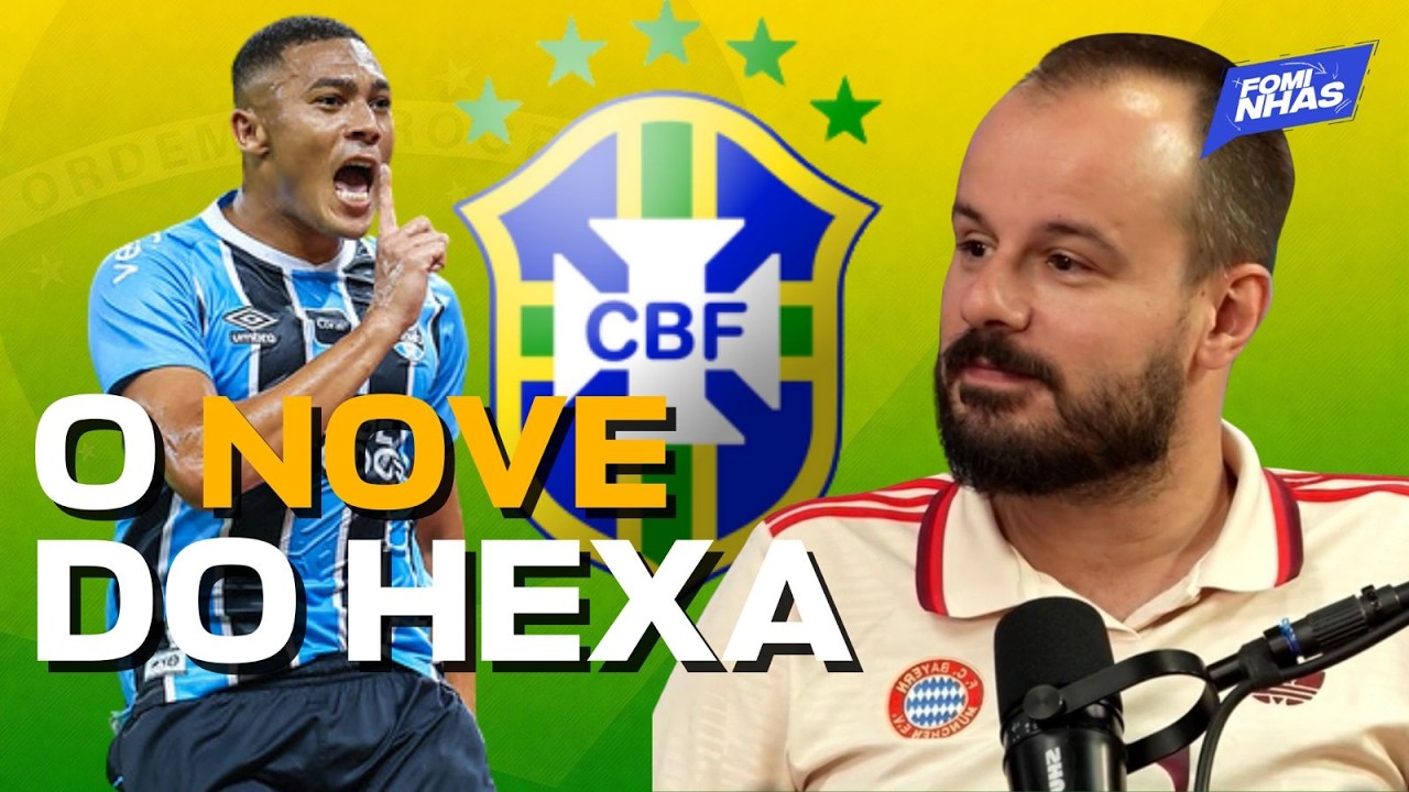 CARLOS VINÍCIUS PODE SER O 9 DO BRASIL NA COPA?