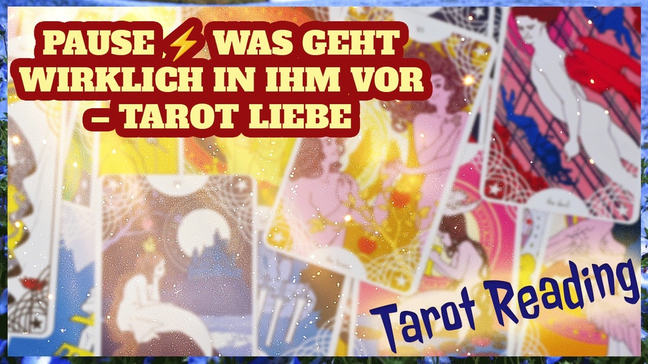 Pause ⚡️ Was geht wirklich in ihm vor – Tarot Liebe