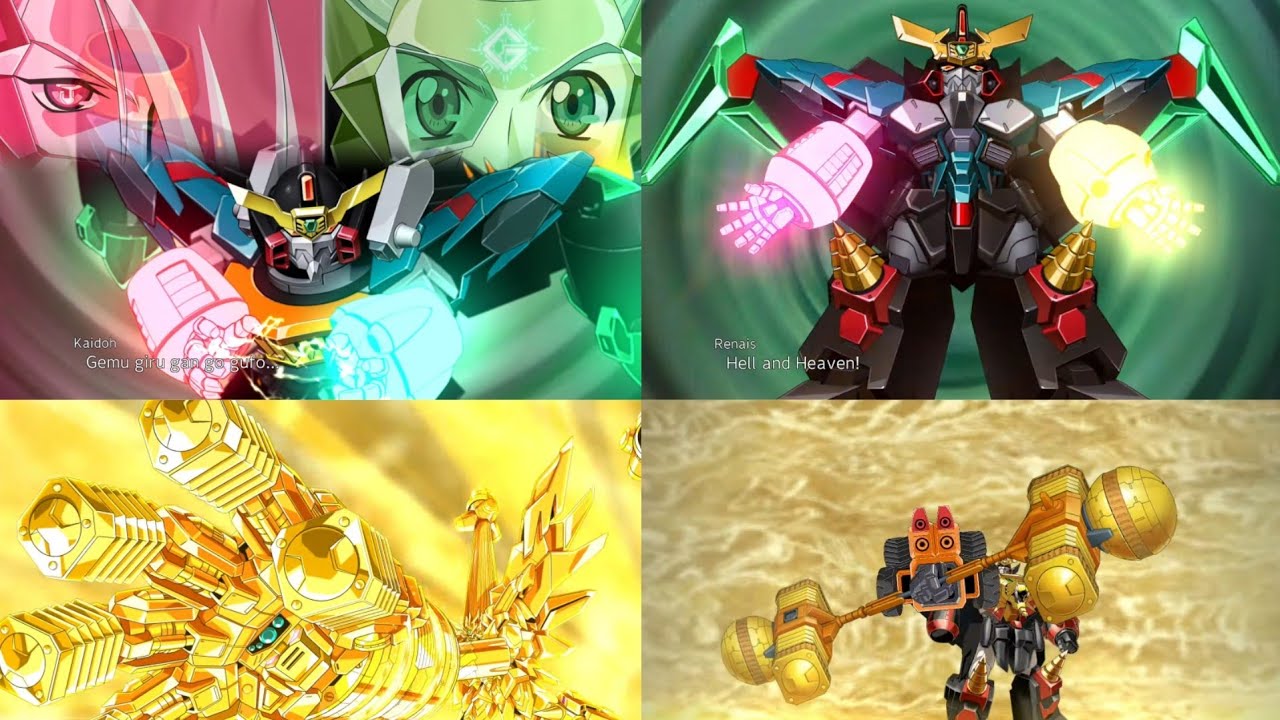 All GaoGai Gar/Figh/Go/Final Attacks - Super Robot Wars 30