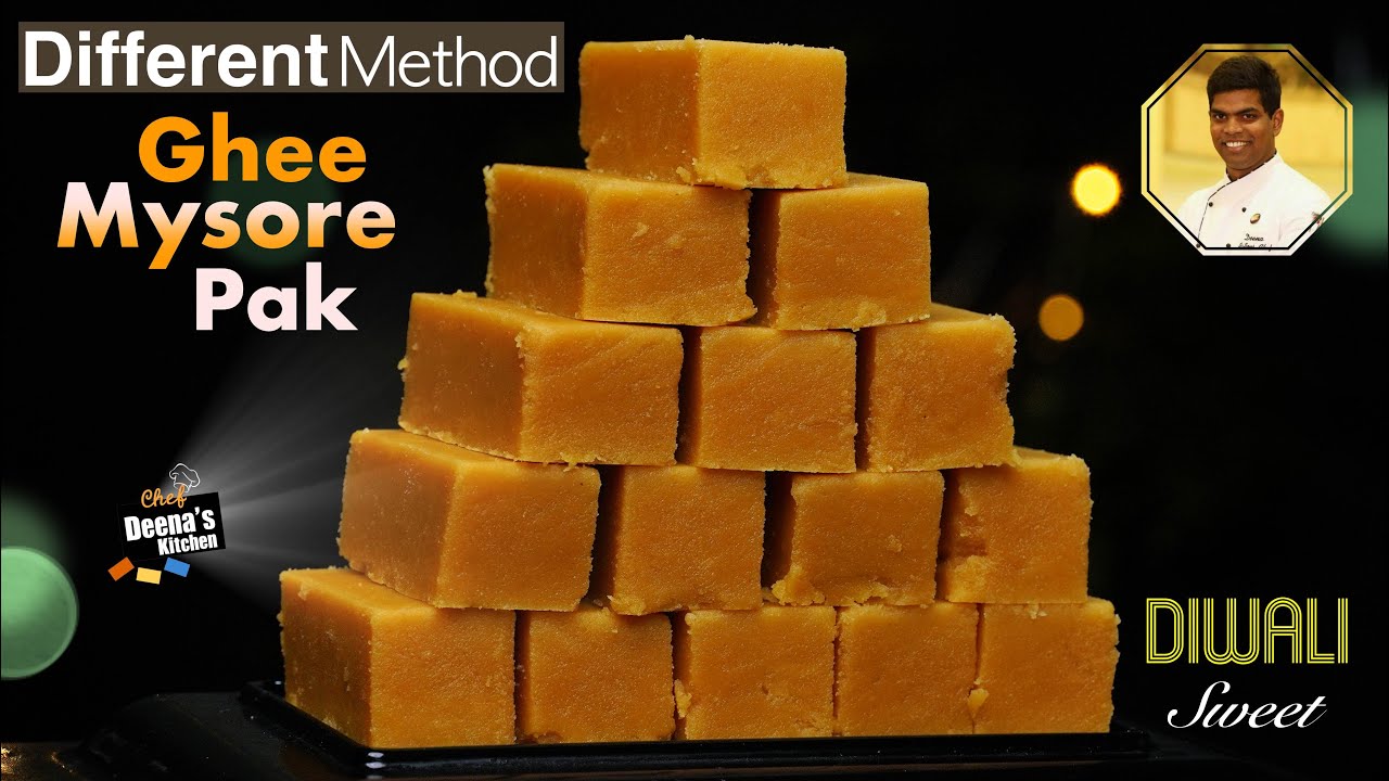 தீபாவளி ஸ்பெஷல் | நெய் மைசூர் பாக் | Ghee Mysore Pak | CDK 659 | Chef Deena's Kitchen