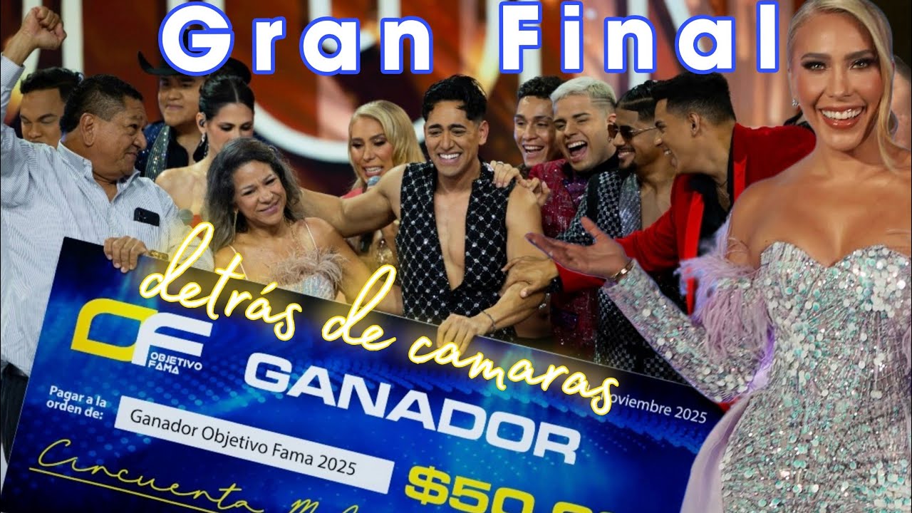 Gran Final de Objetivo Fama: Emoción, música y nostalgia Detrás de camaras #objetivofama