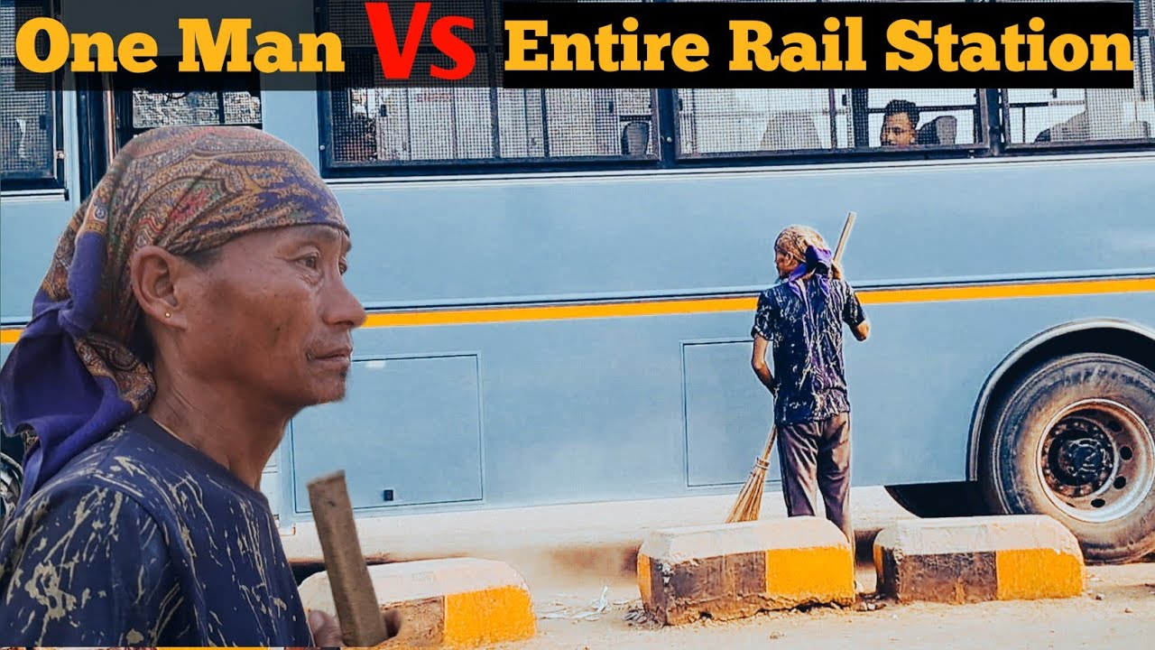 One Man vs the Whole Railway Station