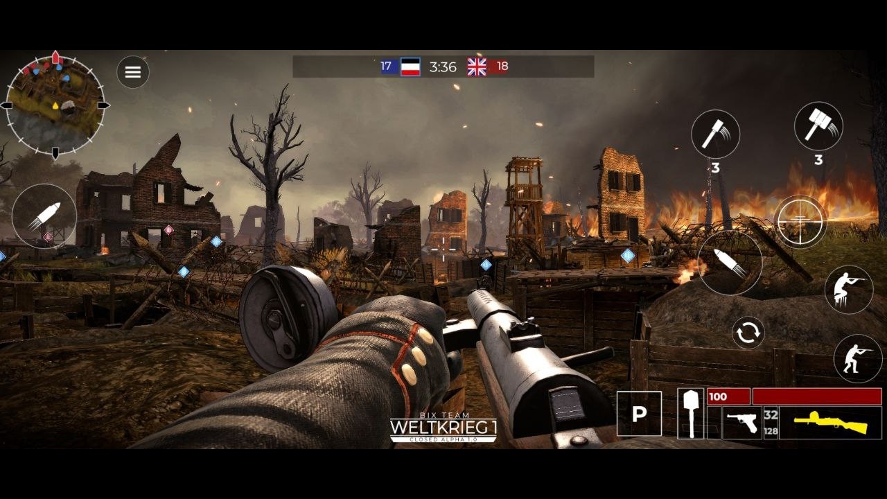 Most dynamic WW1 Gameplay on Mobile!