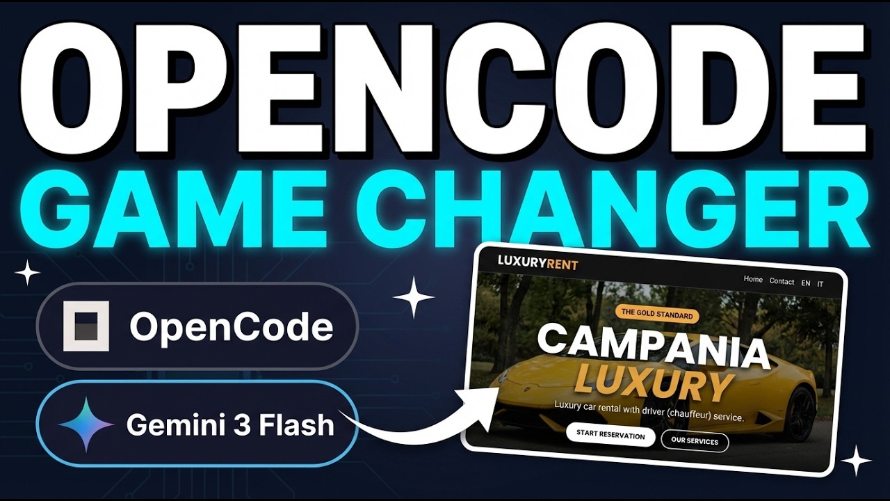 OpenCode + Gemini 3 Flash — это ПРОСТО НЕВЕРОЯТНО (БЕСПЛАТНО)