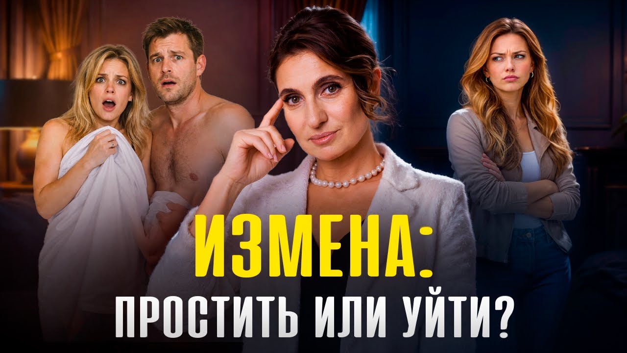 ИЗМЕНА: простить или уйти? ГЛАВНАЯ ОШИБКА женщин после ИЗМЕНЫ МУЖА