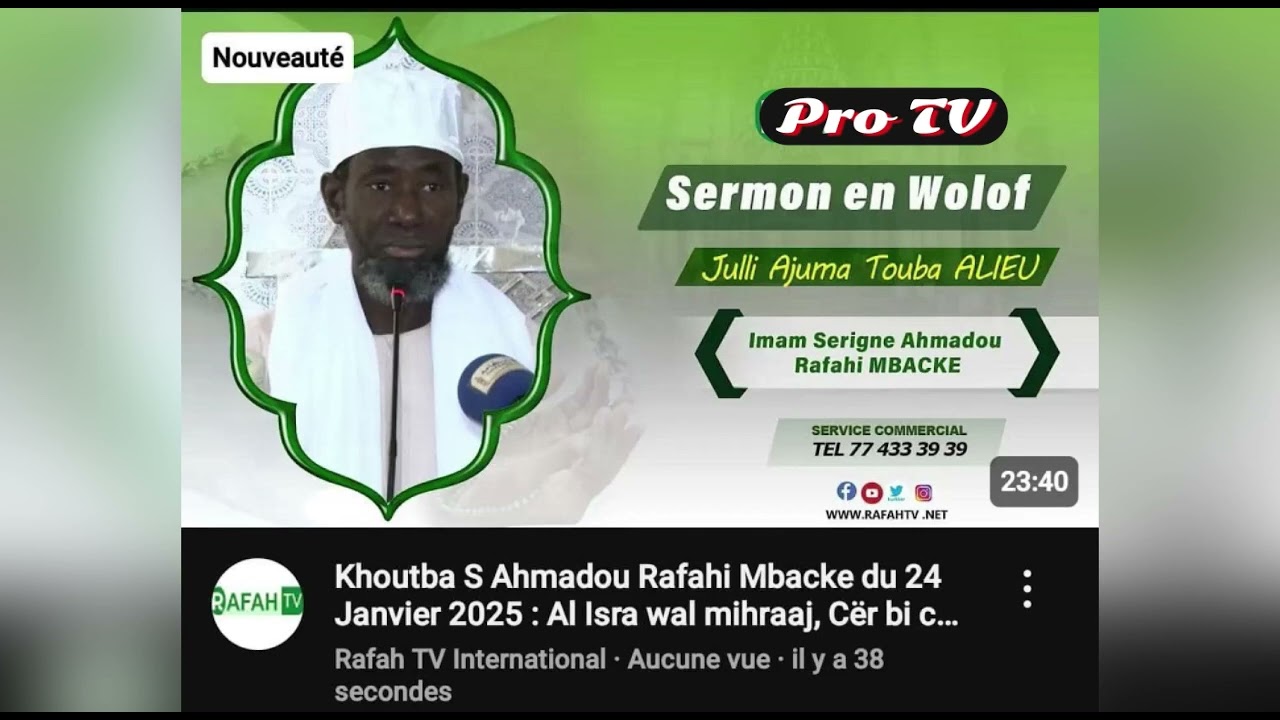 Khoutba Imame rafah Mbacke