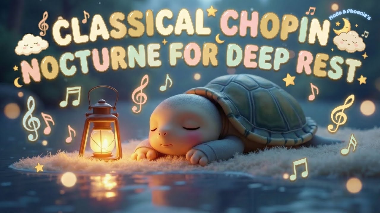 Cozy Lantern Light ✨ Chopin Nocturne (Piano) for Deep Sleep & Baby Naps | Phoeniz & Modo