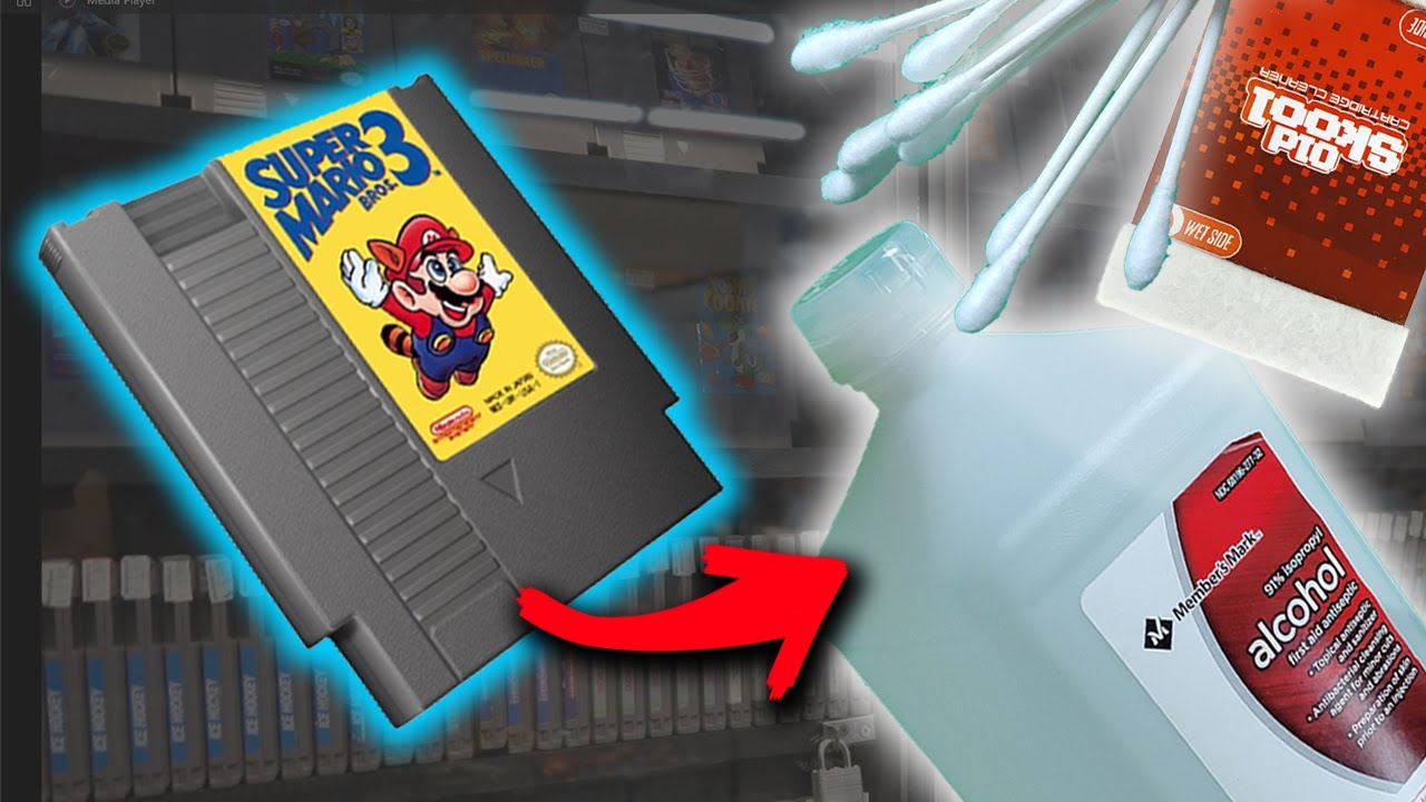 How To Clean Your Nintendo Cartridge Games