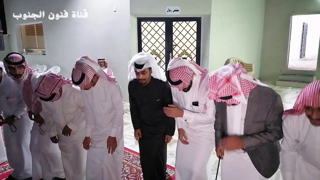 لعب شهري روعه شباب تهامة والنماص في ضيافة الدكتور حسن بن موسى المعربي للشاعر علي الحلافي