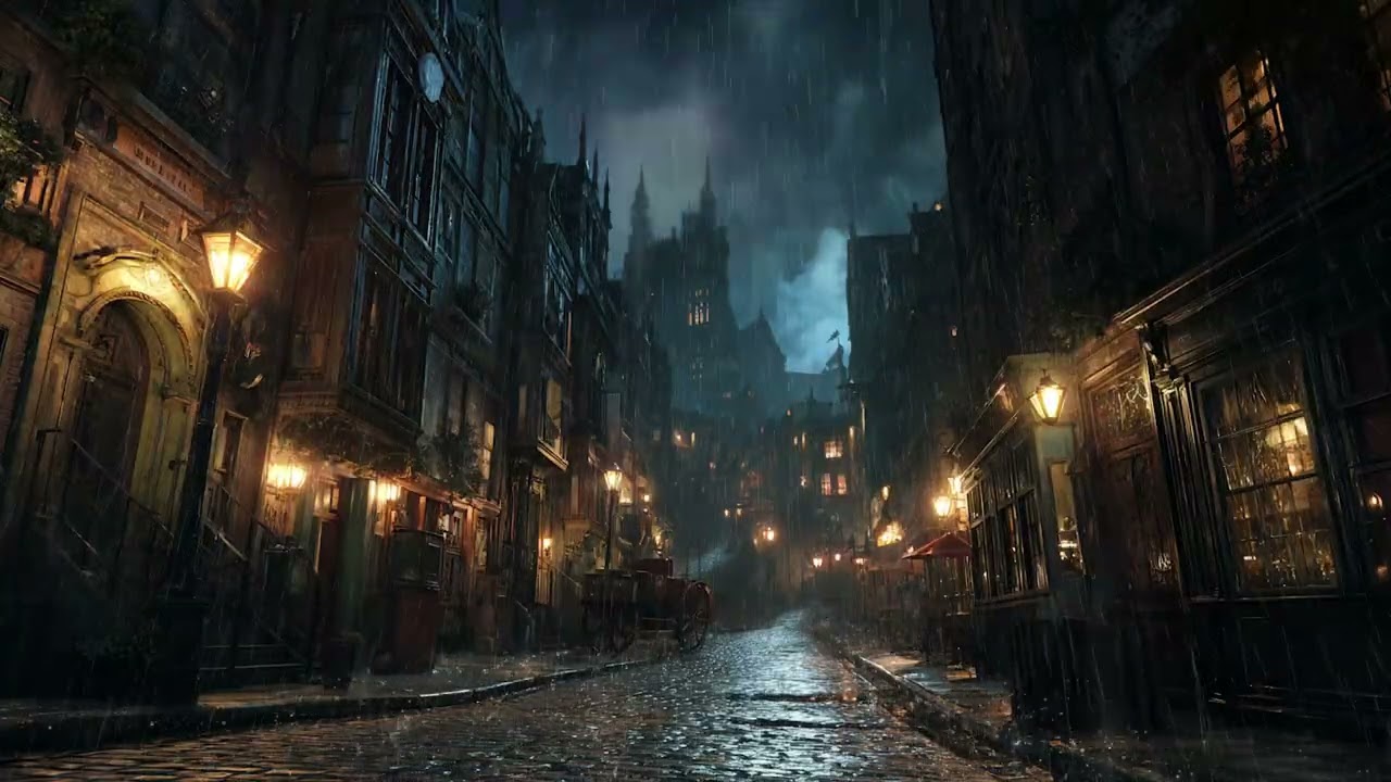 Intense Thunderstorm with Rain Sounds for Stress Relief, Focus and Peaceful Night Sleep