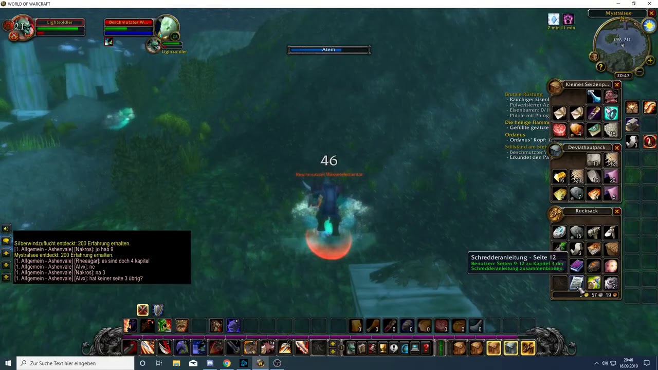 Stillstand am Steinkrallenpfad   Quest   GM Wolf   World of Warcraft Classic   H