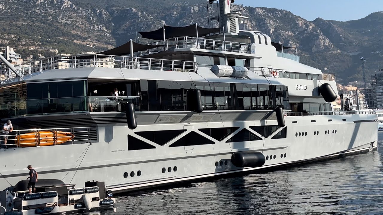 Luxury Expedition 85m. BOLD Superyacht w/ Lady Moura Departing & Maltese Falcon @archiesvlogmc