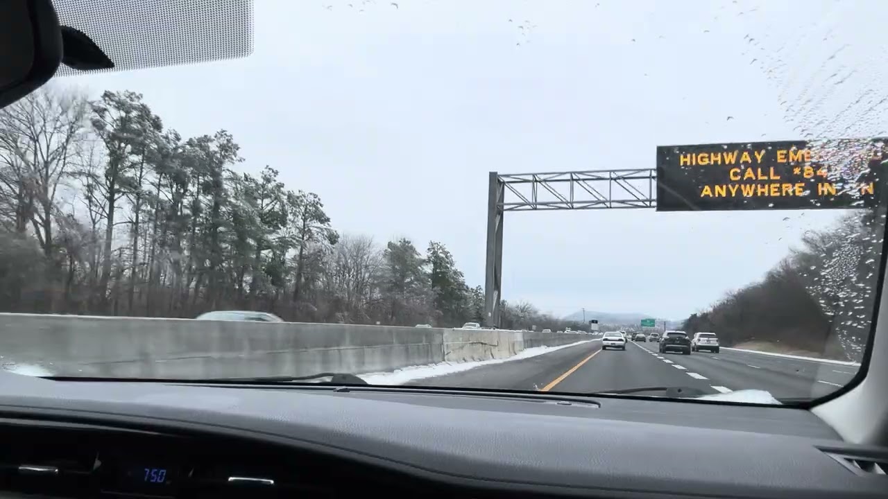 Ear-Ringing Rock/Meteorite/Debris Smash on Windshield! Raw Morning Drive POV 