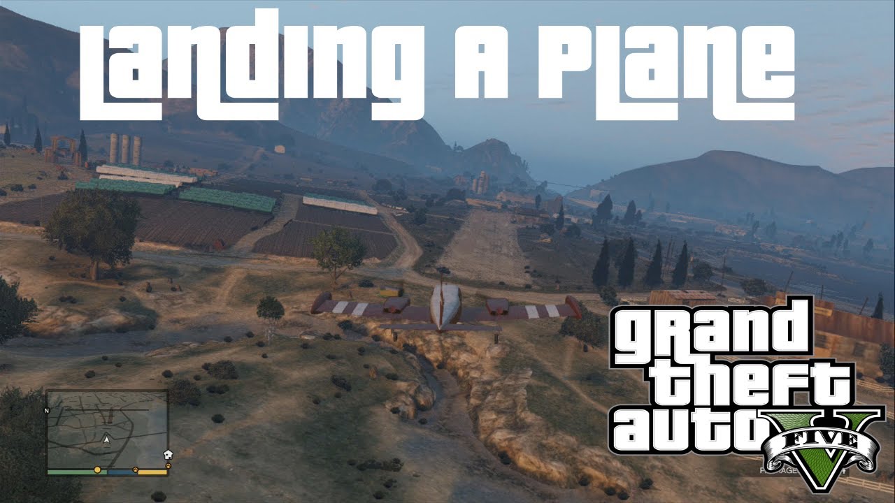 Гайд по GTA V: Как безопасно посадить самолет XBOX 360 PS3 PC